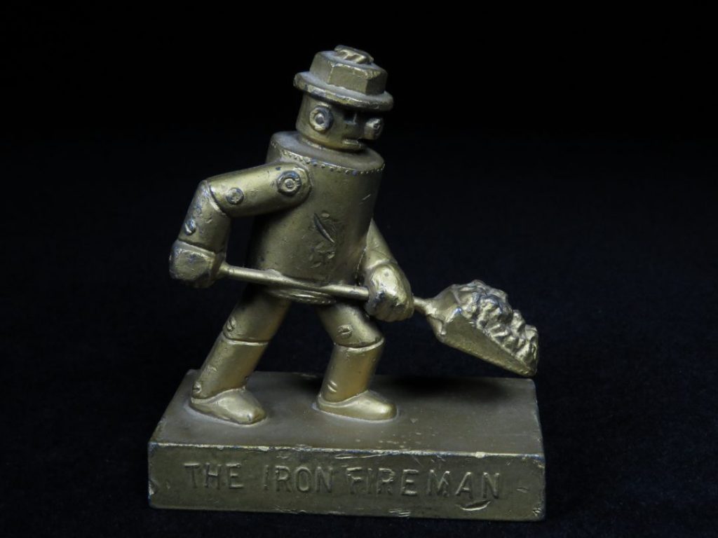 Iron Fireman Paper Weights Iron Fireman Stove Co. USA 4.5″ T