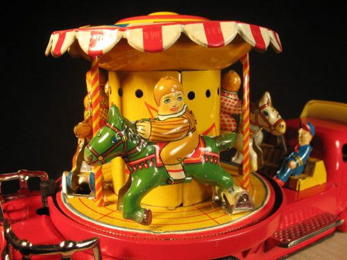 メリーゴーラウンドトラック T N 野村トーイ 日本 Mark Bergin Toys