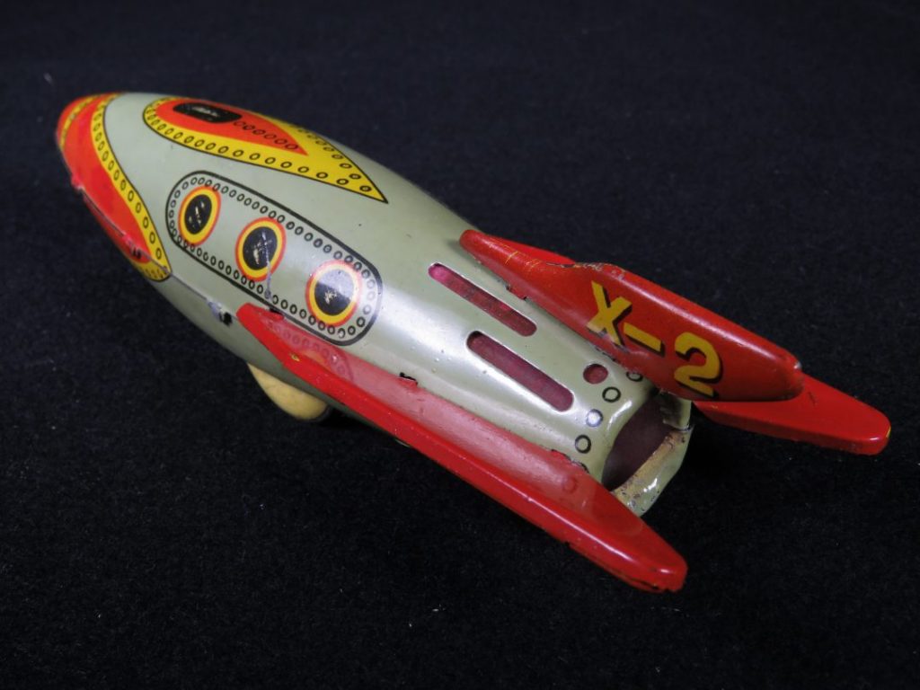 X-2 Space Rocket – Masudaya – Japan | Mark Bergin Toys