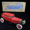 Vintage Antique Tin Lithograph Wind-up Saloon Car Vehicle Limo Toy Chad Valley Germany